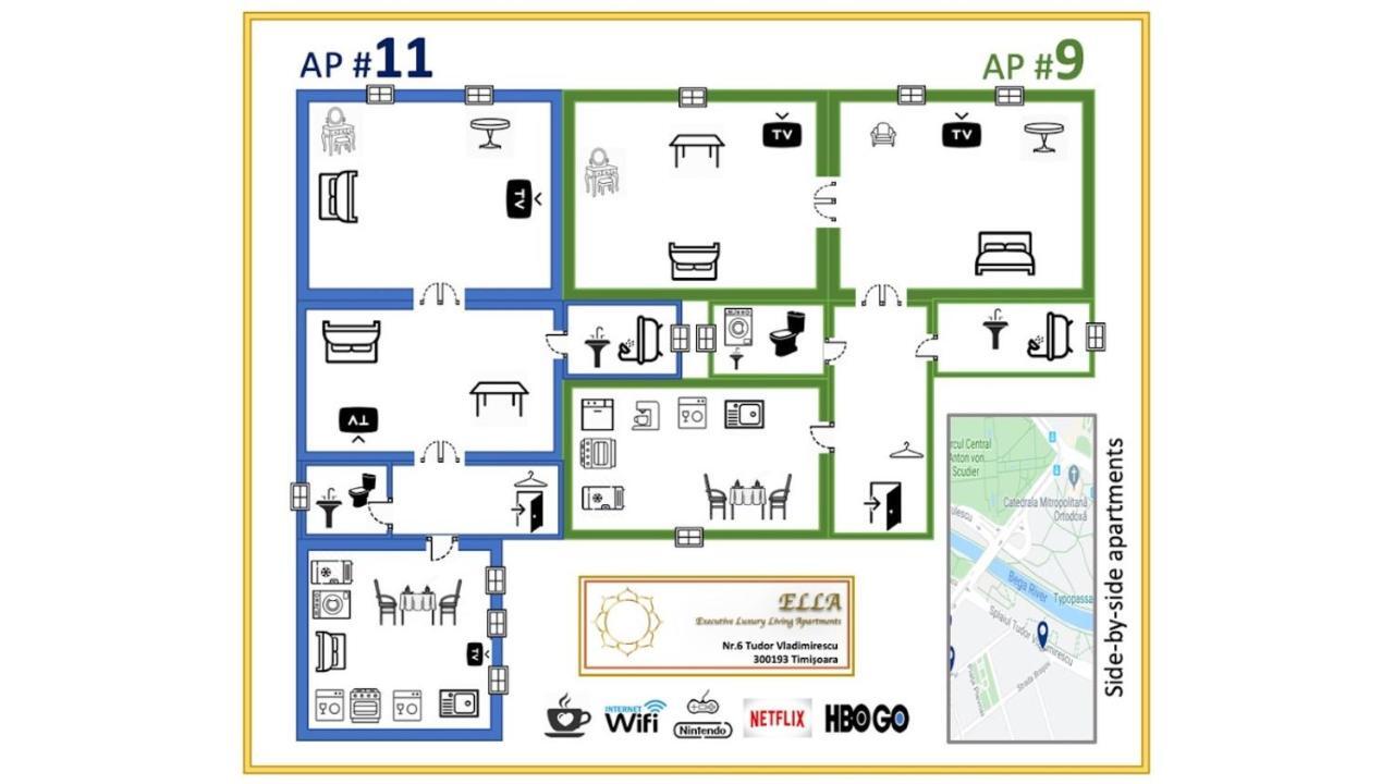 Ella Apartment Timisoara No9 Экстерьер фото